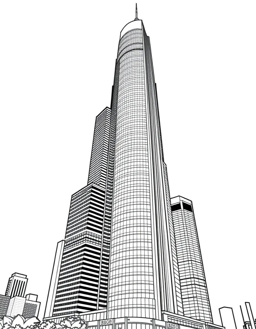 (Shanghai) Shanghai World Financial Center tall building
