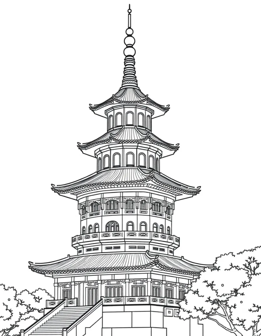 (Shanghai) Longhua Temple pagoda tower