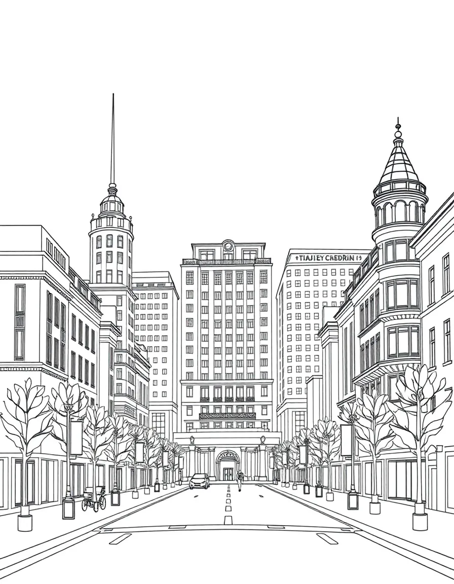 (Tianjin) Five Great Avenues European-style buildings