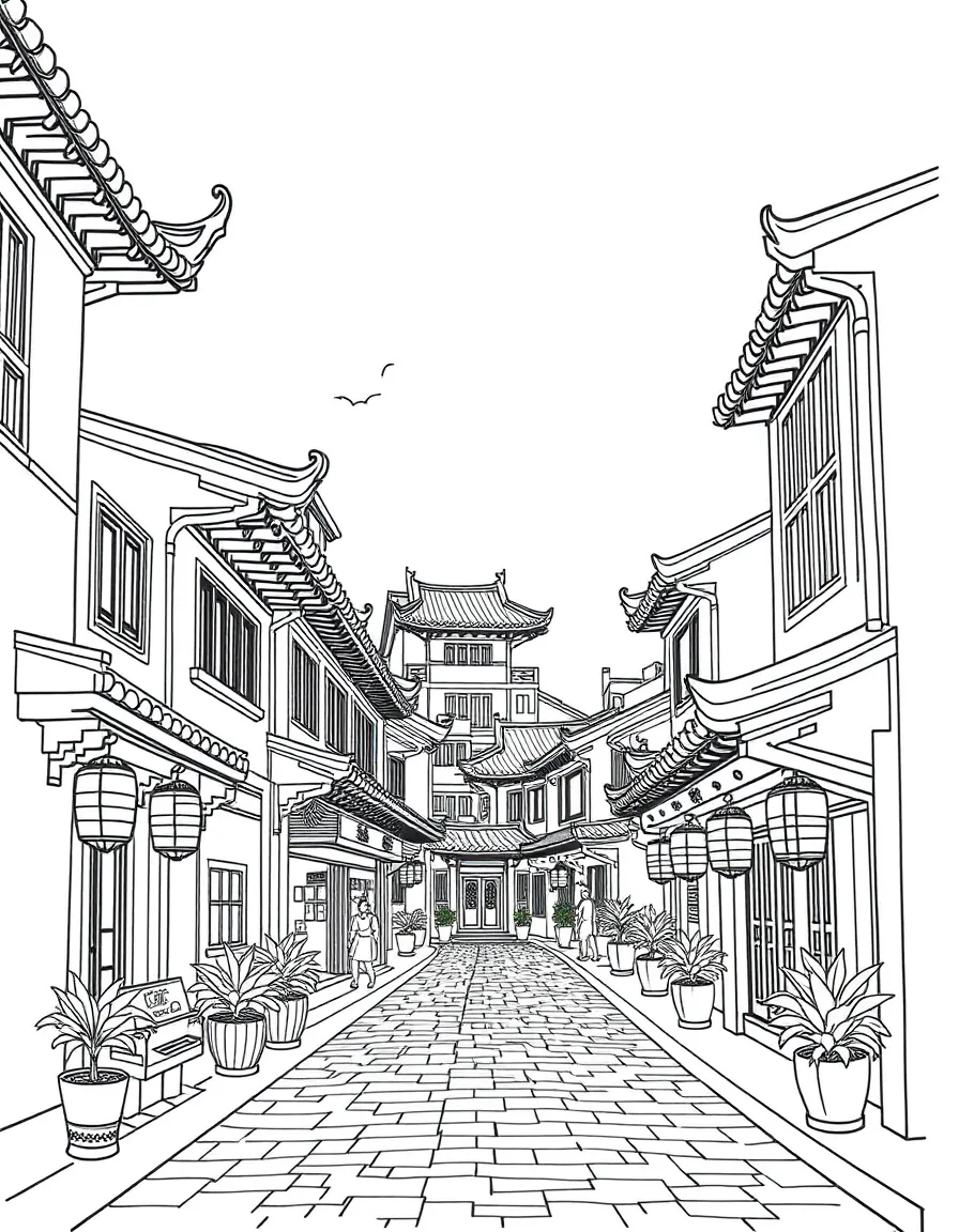 (Tianjin) Ancient Culture Street traditional architecture