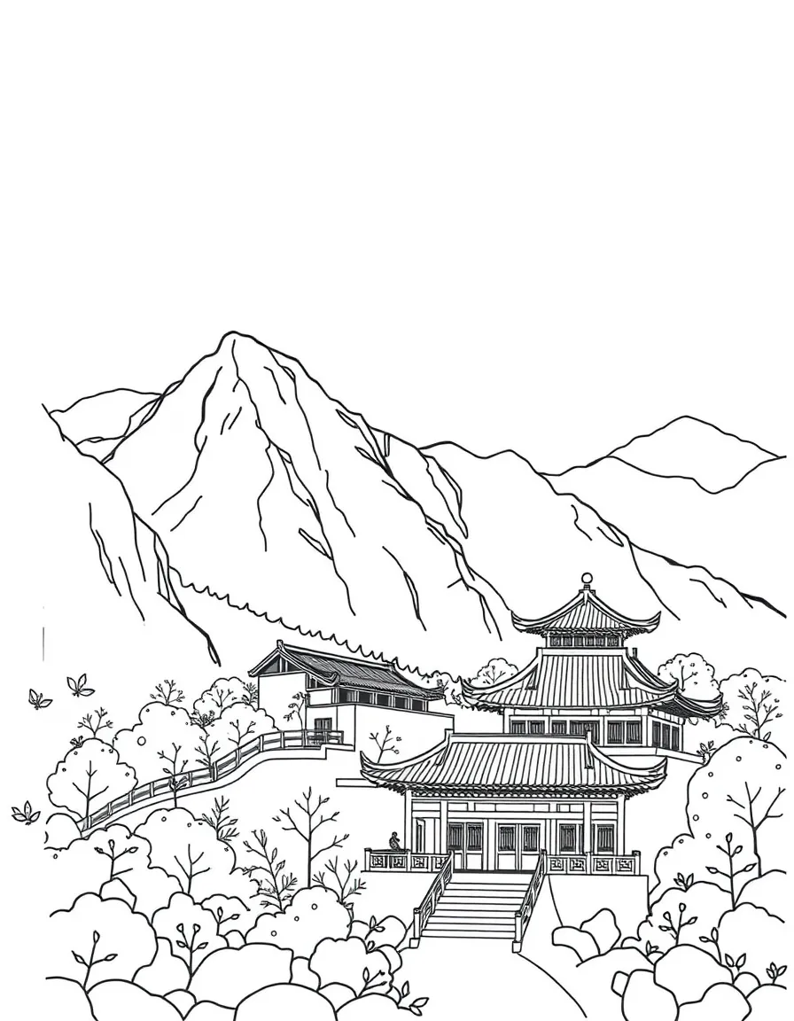 (Hebei) Chengde Mountain Resort traditional buildings