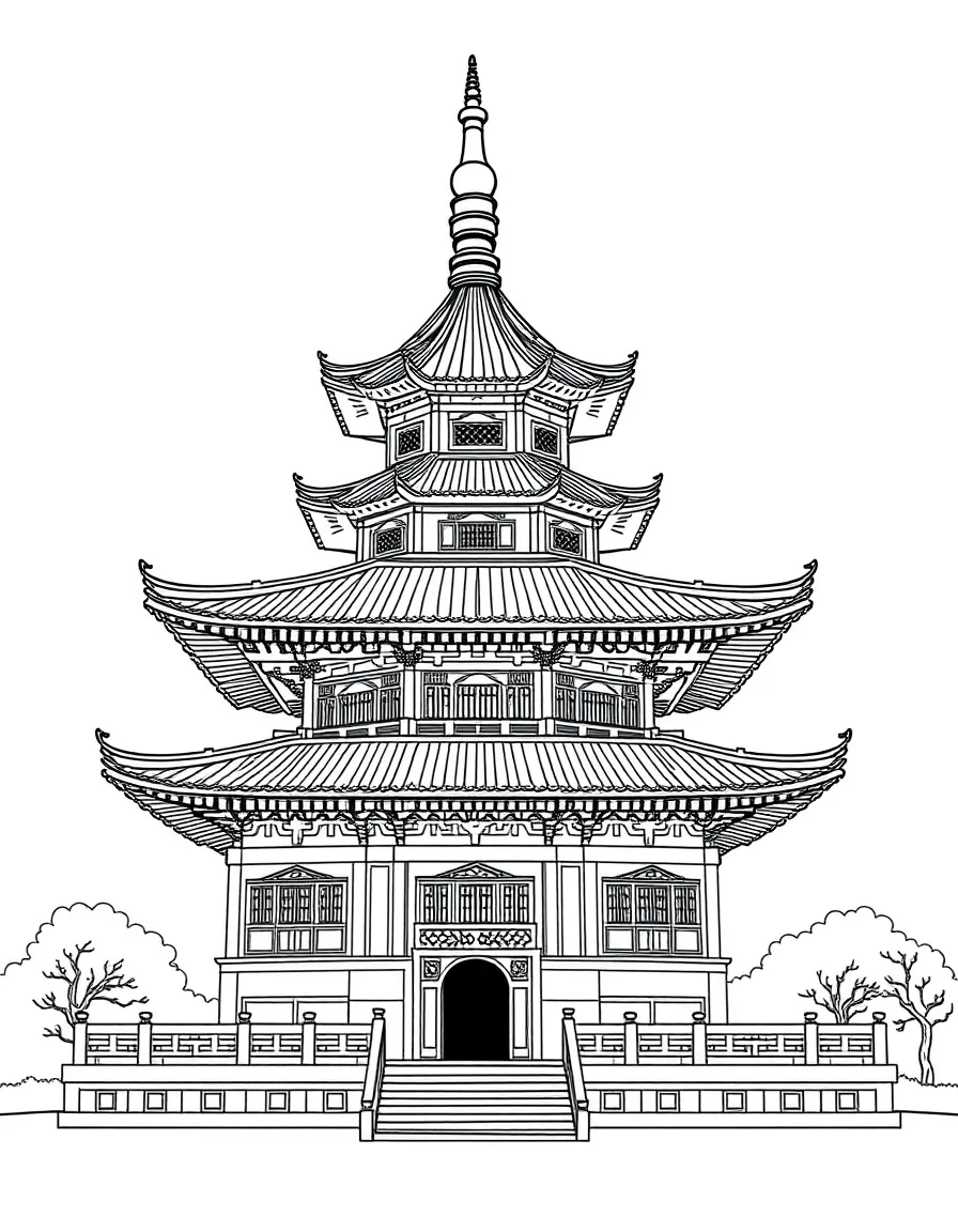 (Shanxi) Wooden Pagoda of Fogong Temple