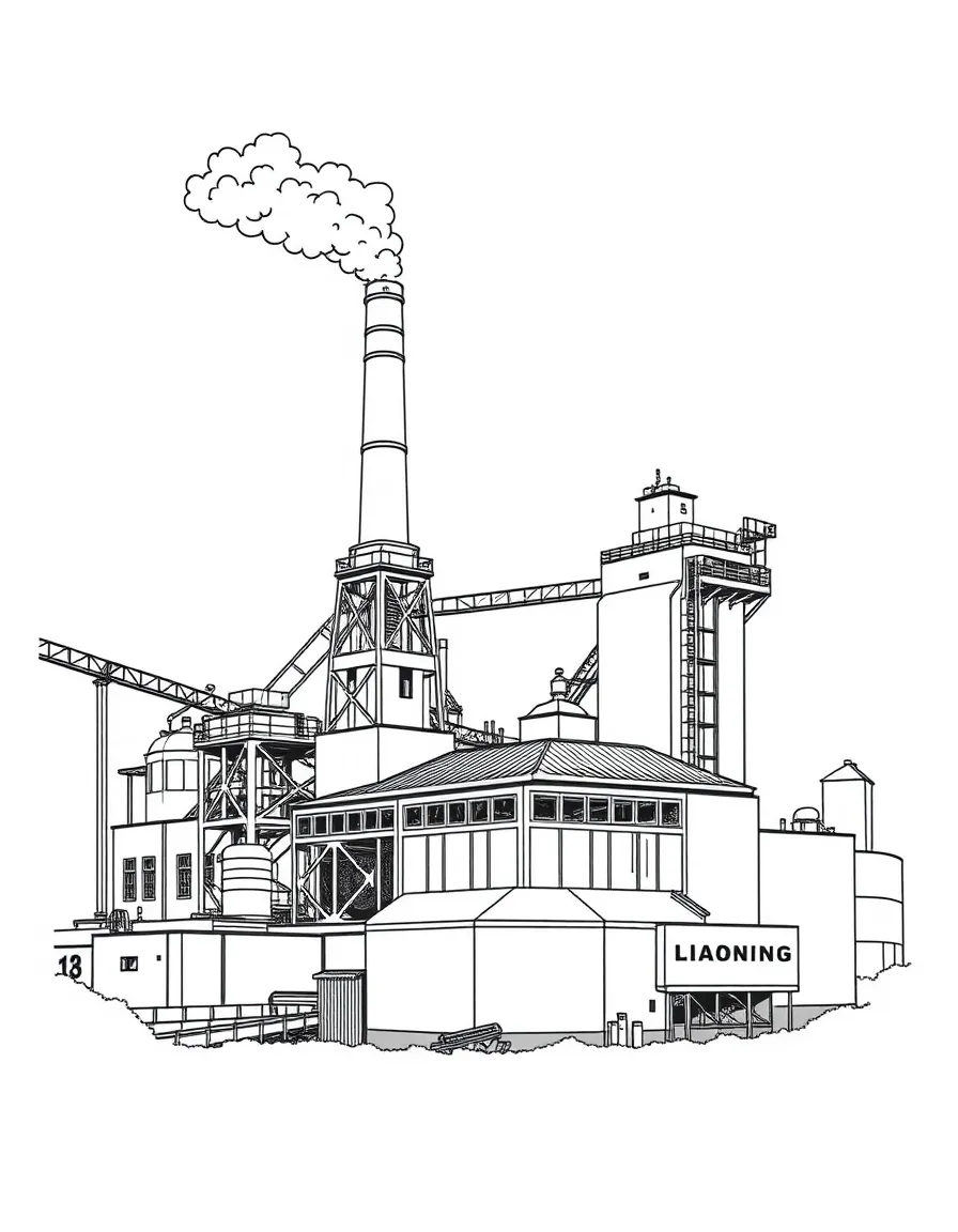 (Liaoning) Industrial heritage steel mill outline