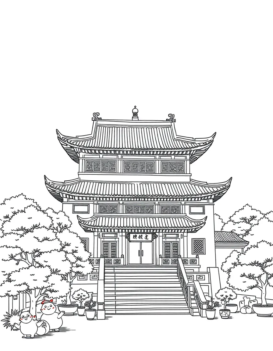 (Anhui) Traditional Chinese academy building