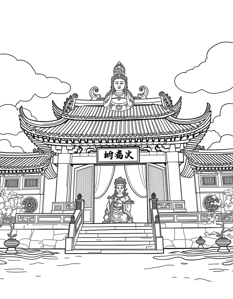 (Fujian) Mazu Temple dedicated to sea goddess