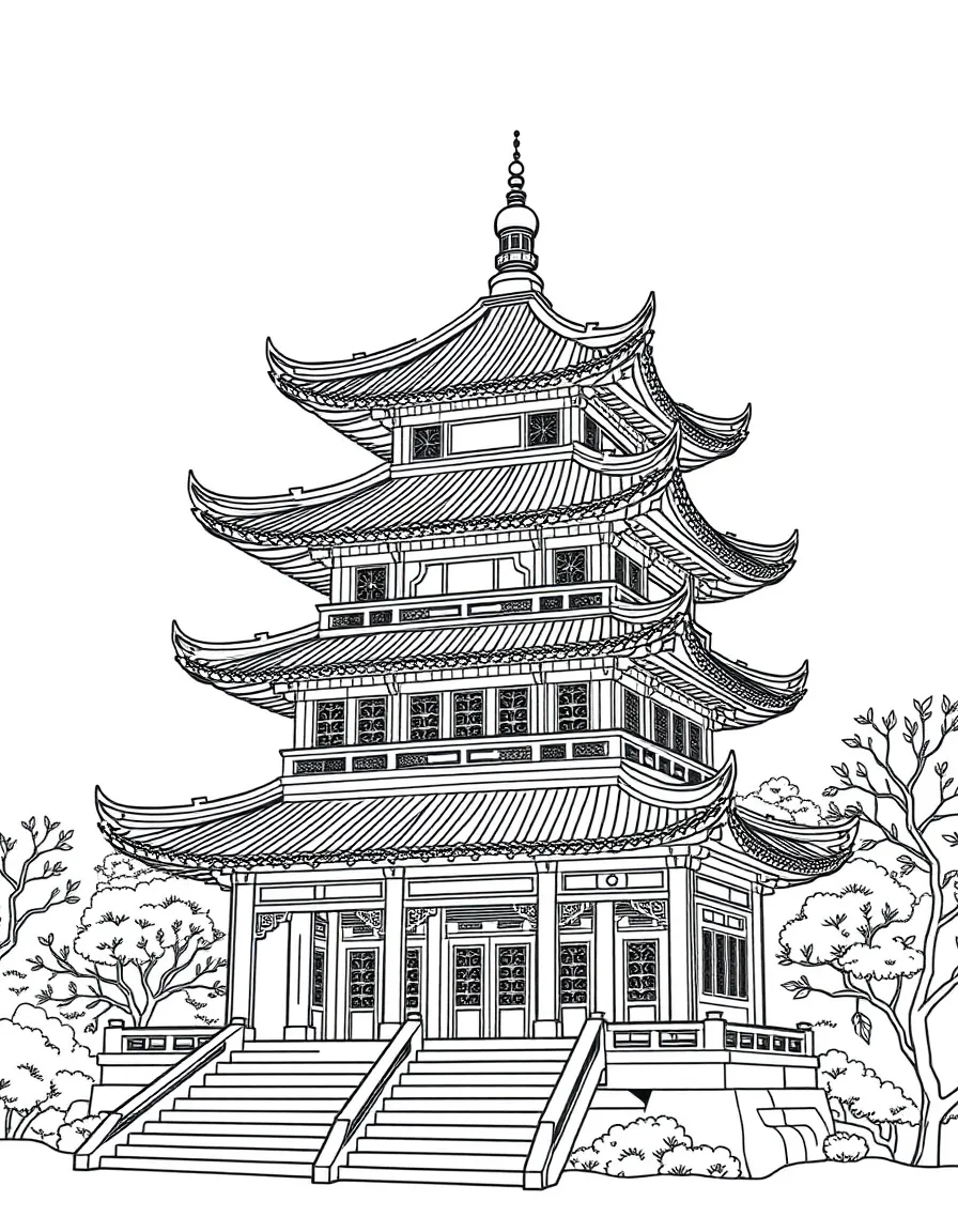 (Jiangxi) Tengwang Pavilion traditional tower