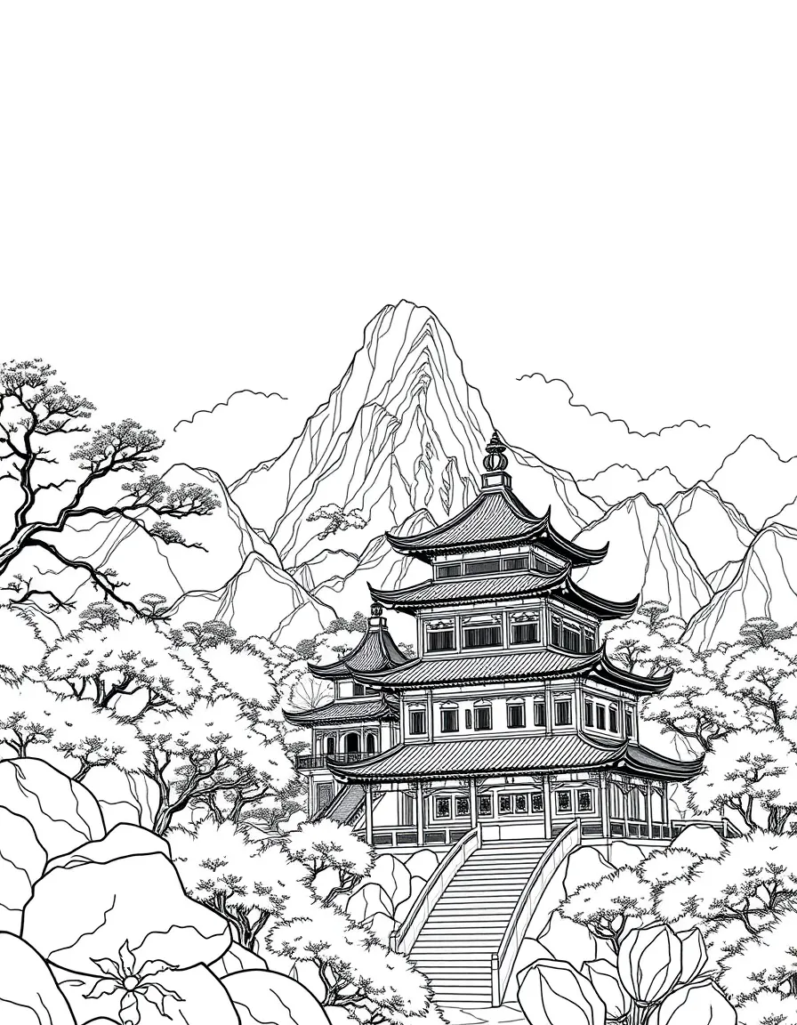 (Henan) Mount Song with Taoist temples