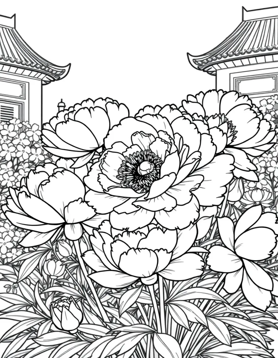 (Henan) Peony flowers in Luoyang garden