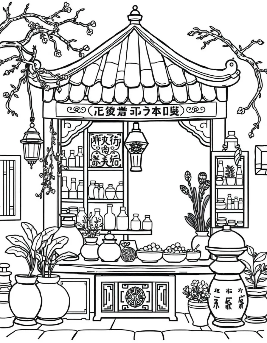 (Hubei) Traditional Chinese herbal medicine shop