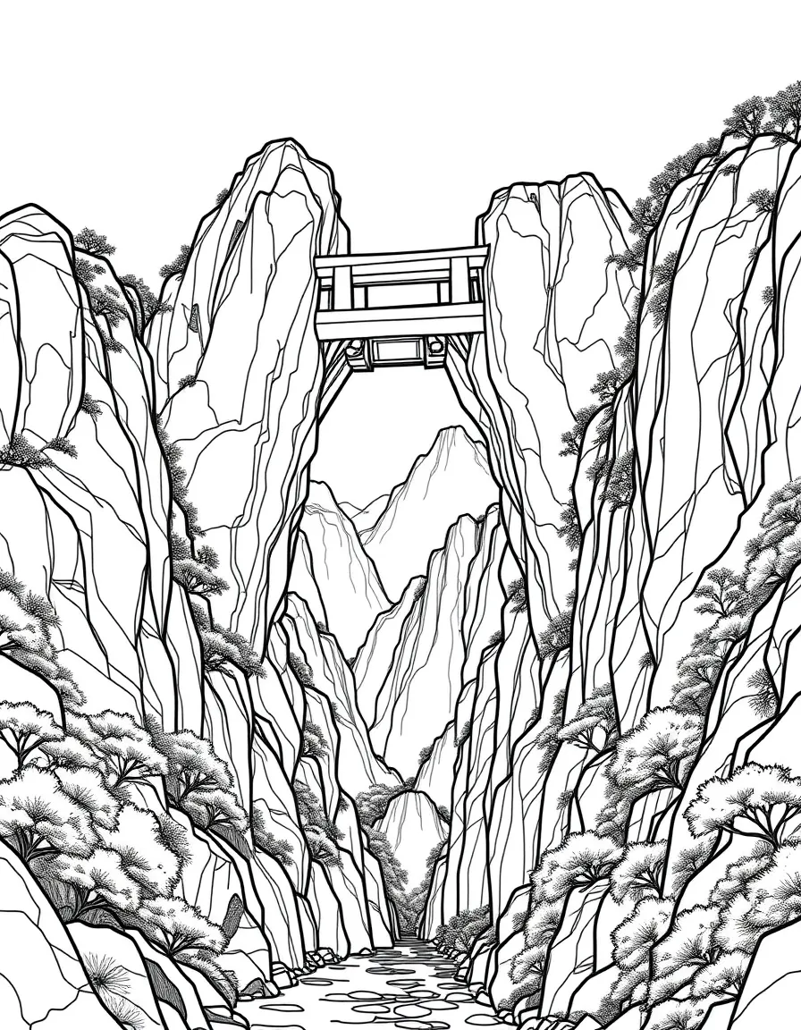 (Hunan) Tianmen Mountain natural arch