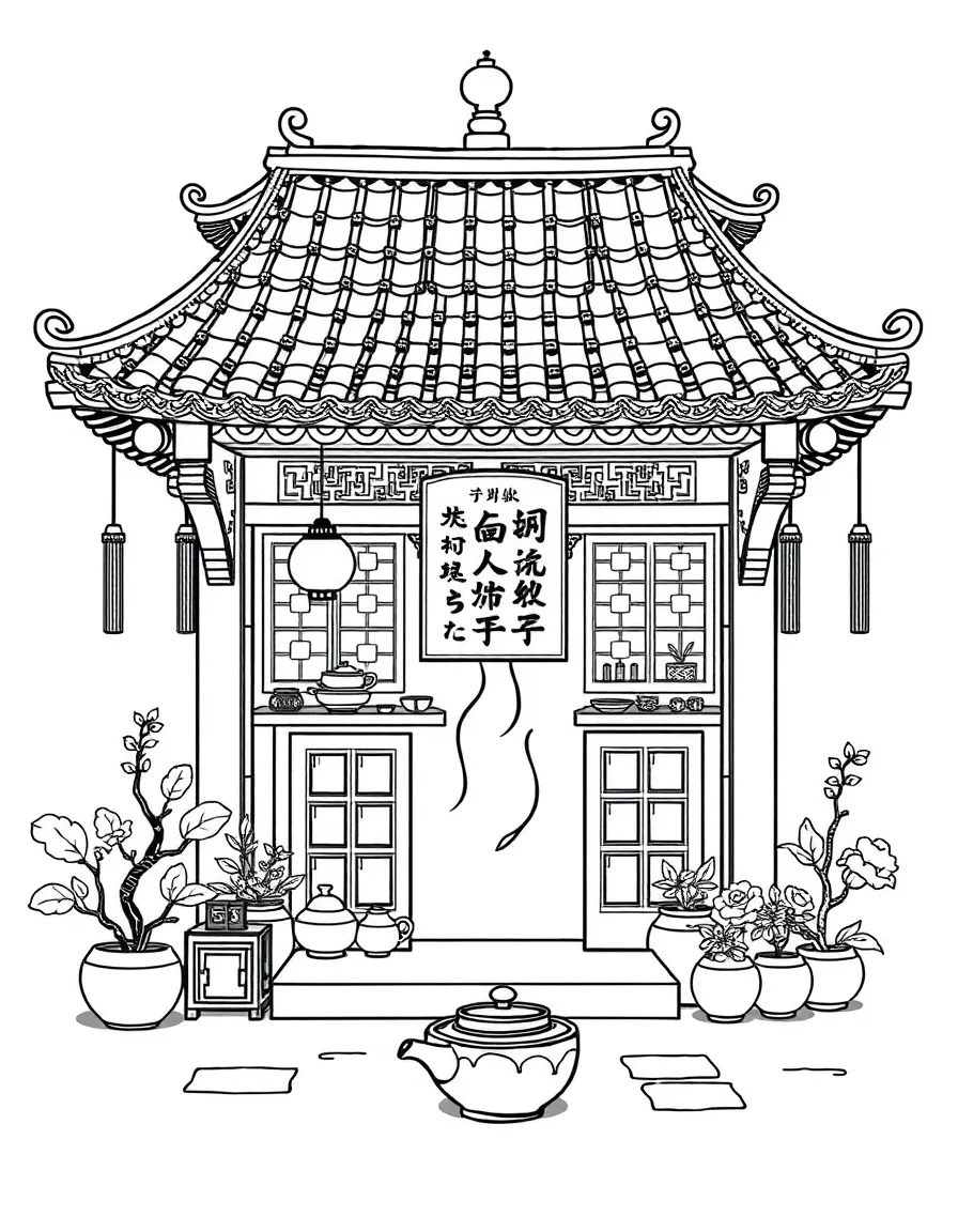 (Guangdong) Traditional Chinese tea house
