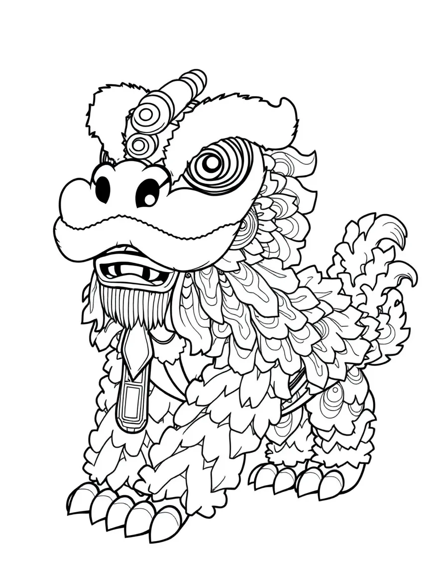 (Guangdong) Traditional Chinese lion dance