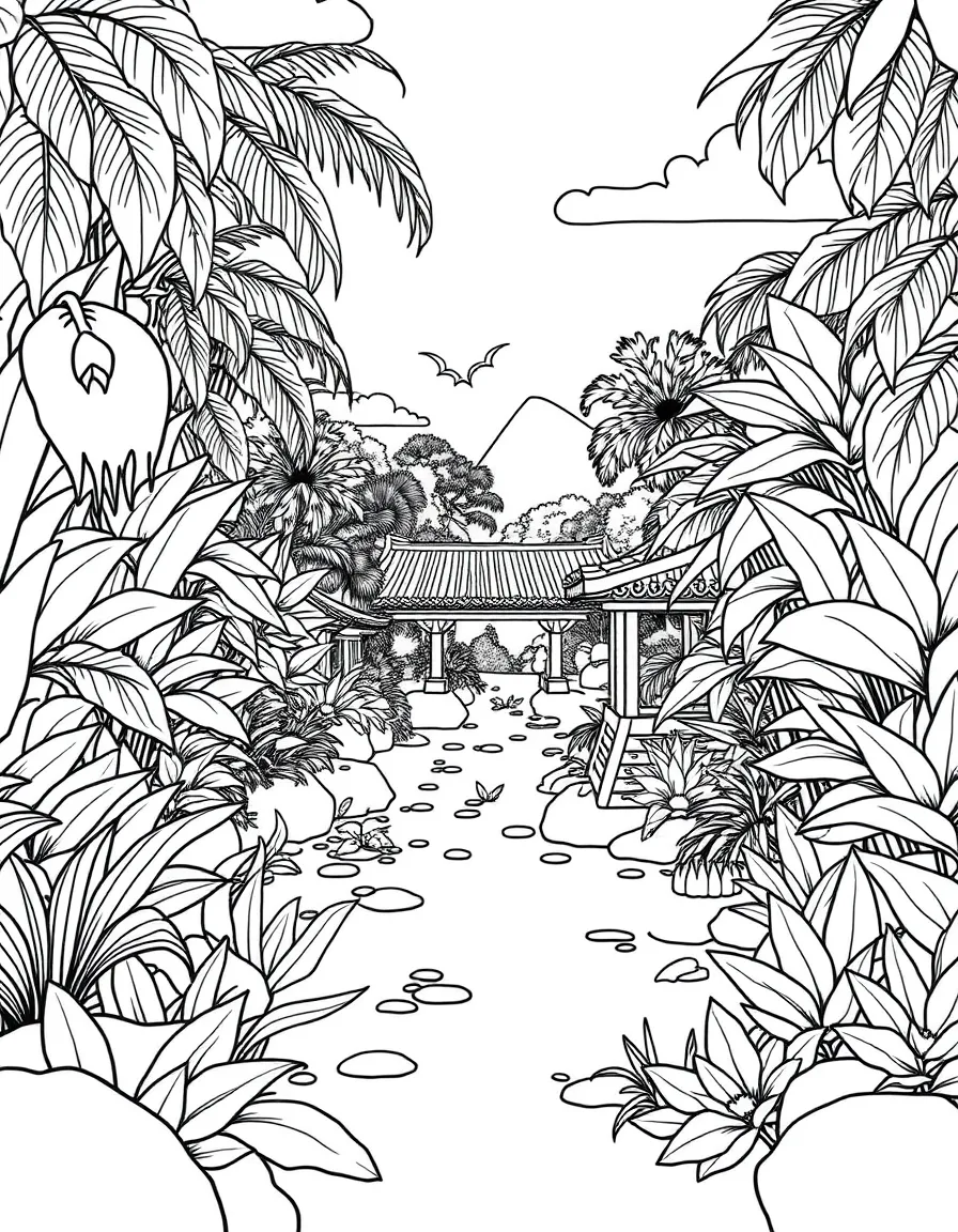 (Hainan) Traditional Chinese tropical garden