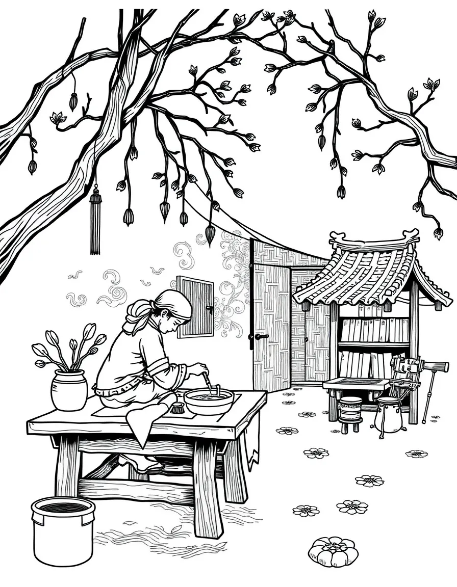 (Guizhou) Traditional Chinese batik workshop