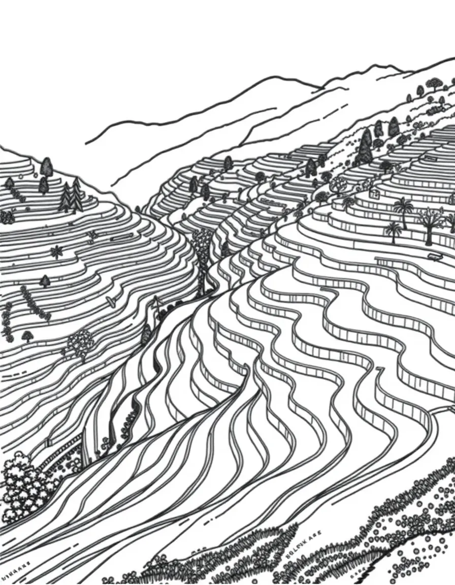 (Yunnan) Yuanyang Rice Terraces stepped fields