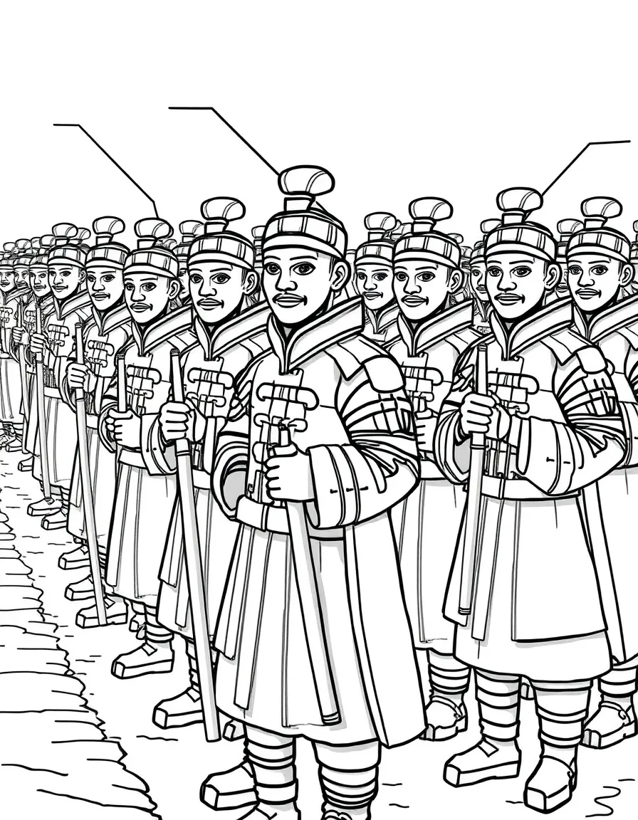 (Shaanxi) Terracotta Army warrior figures