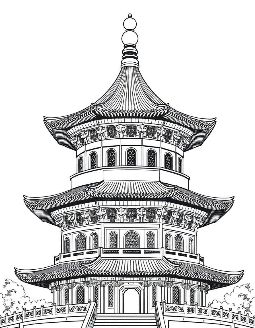 (Shaanxi) Big Wild Goose Pagoda tower