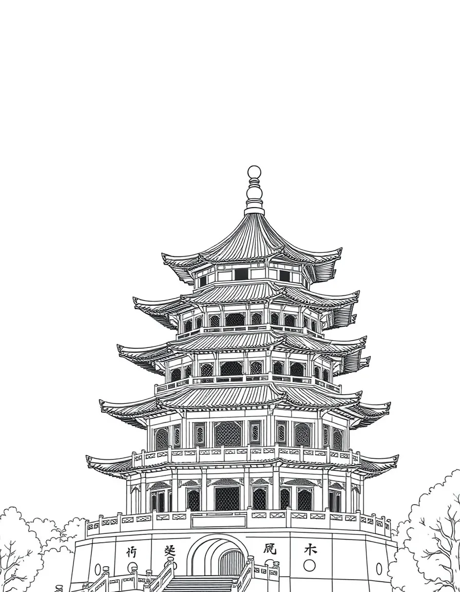 (Shaanxi) Bell Tower in Xi'an city center