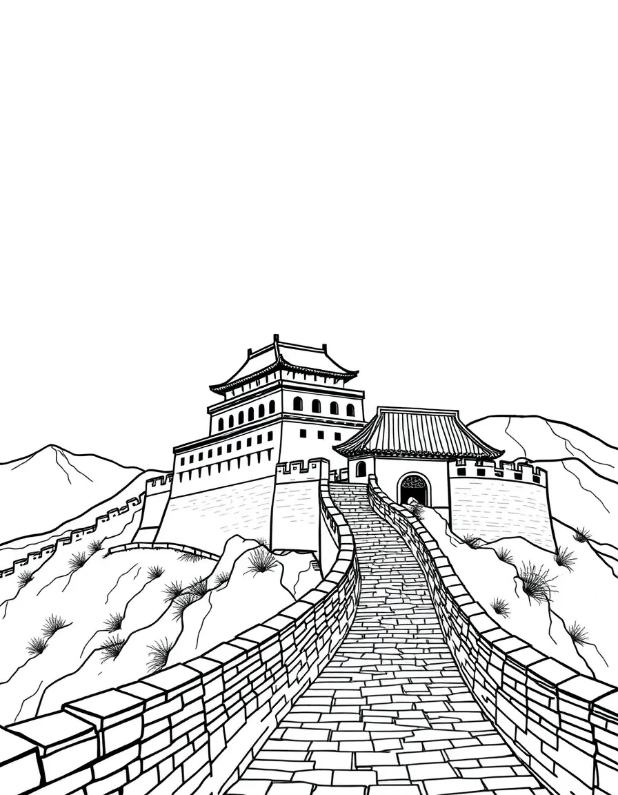 (Gansu) Jiayuguan Great Wall fortress