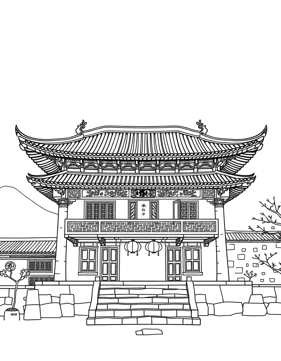 (Ningxia) Traditional Hui minority architecture