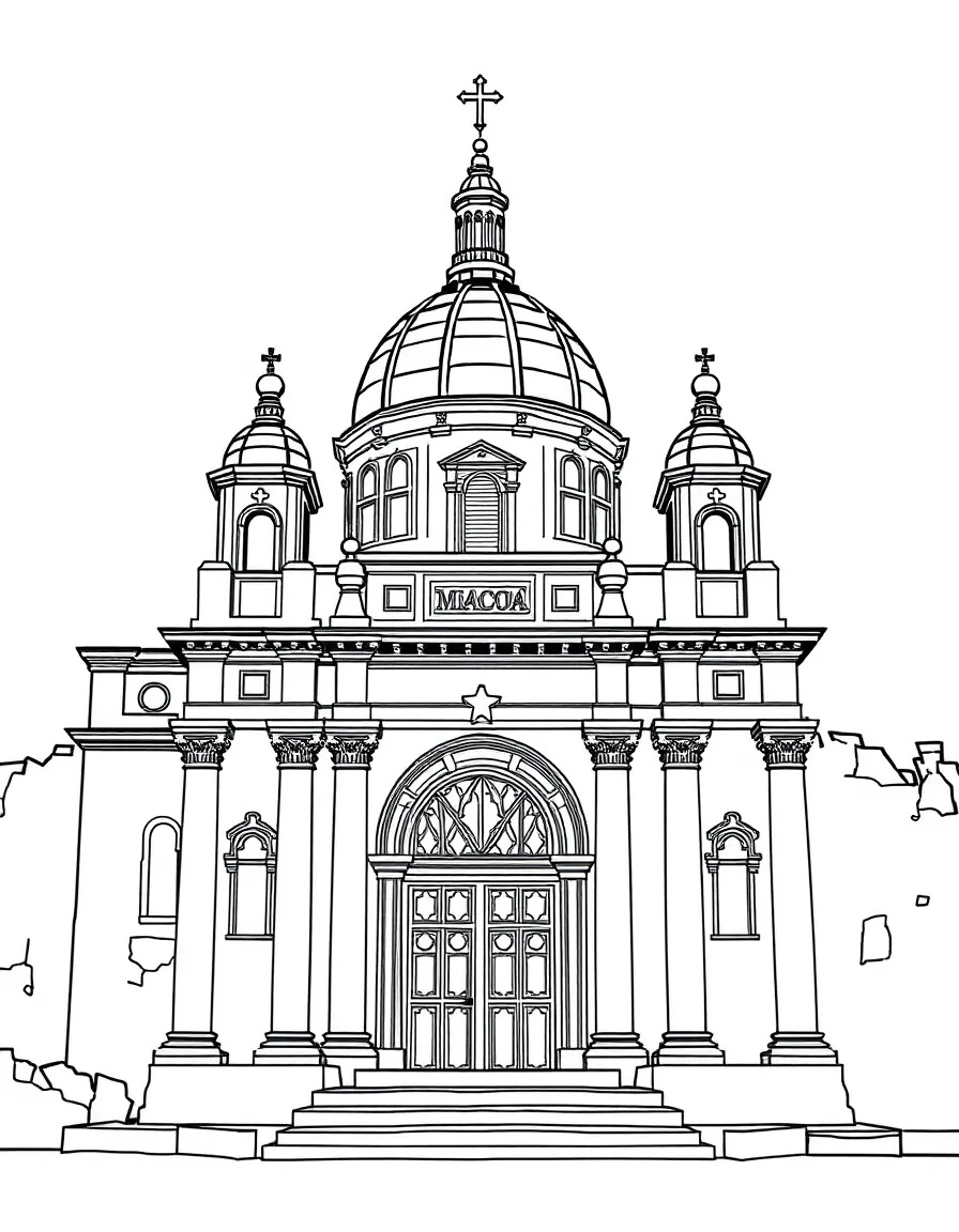 (Macau) Ruins of St. Paul's cathedral facade