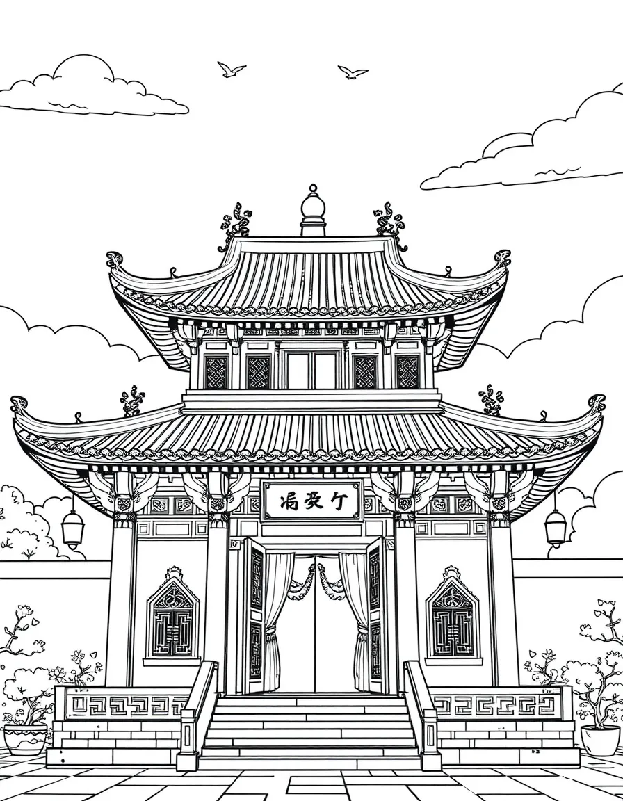 (Macau) A-Ma Temple traditional Chinese architecture