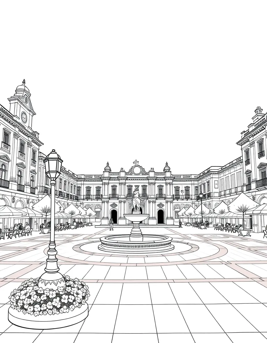 (Macau) Senado Square European-style plaza