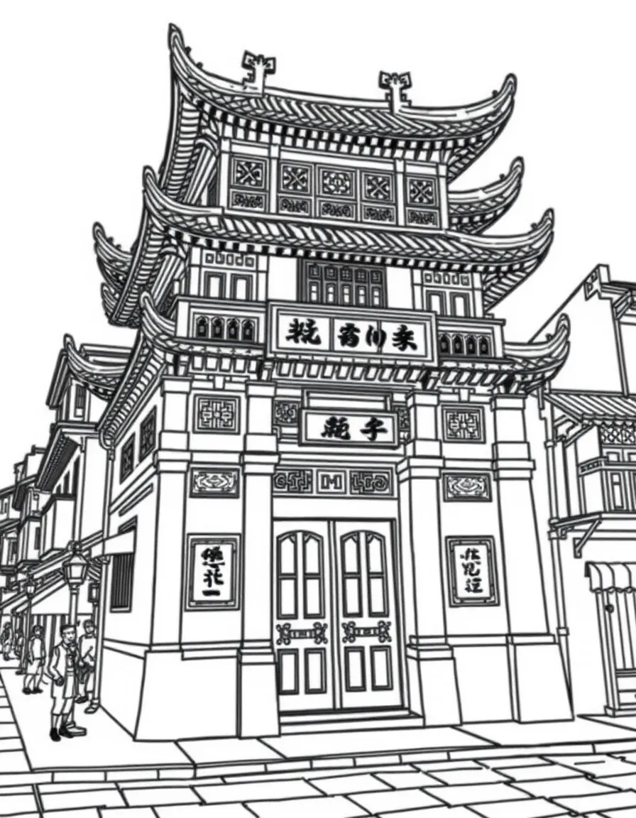 (Macau) Historic Chinese trading post buildings