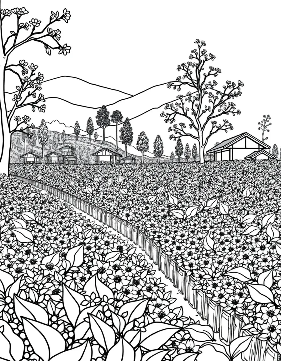 (Taiwan) Traditional Chinese tea plantation