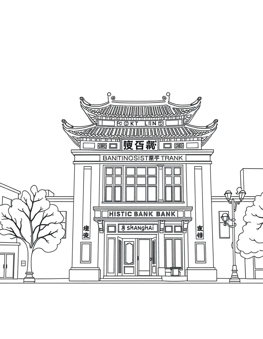 (Shanghai) Historic Chinese bank building