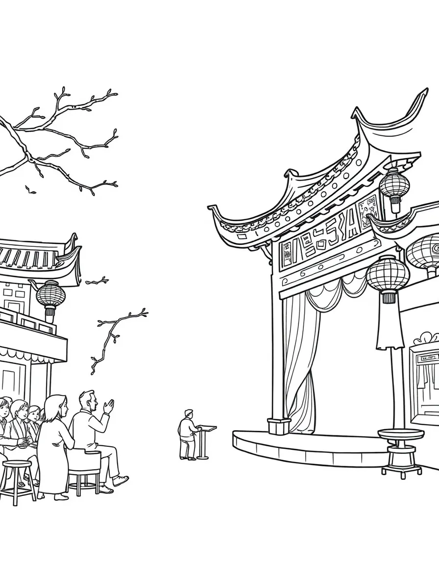 (Tianjin) Traditional Chinese crosstalk theater