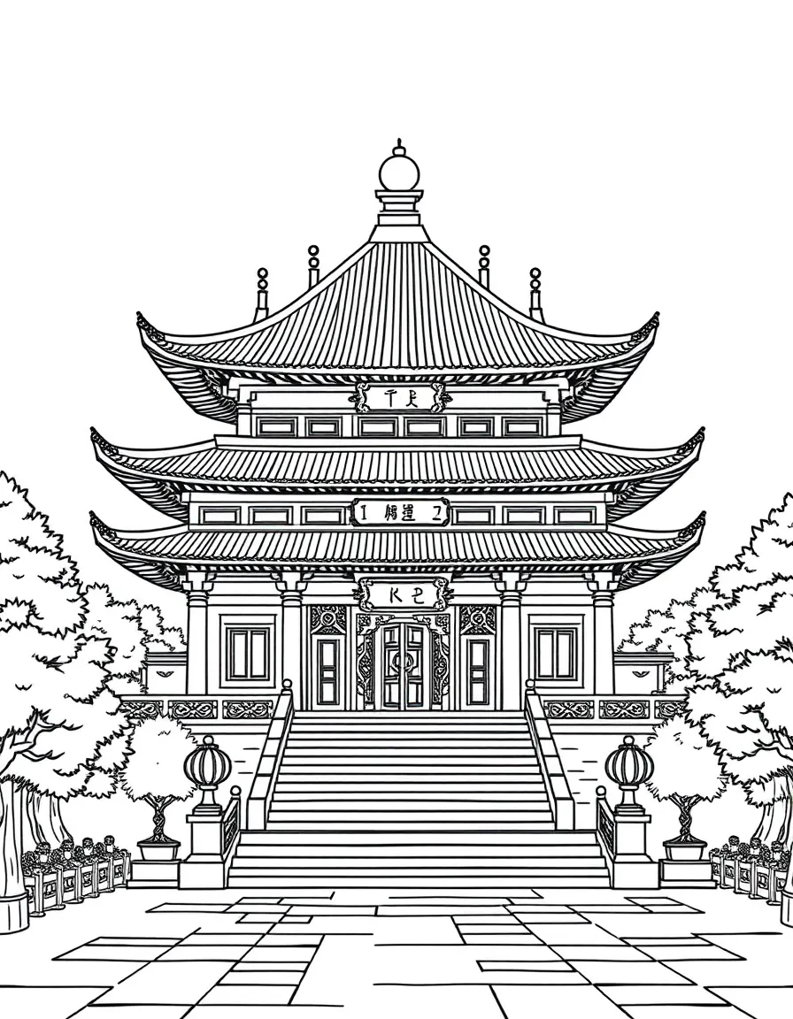 (Tianjin) Dabei Temple Buddhist architecture