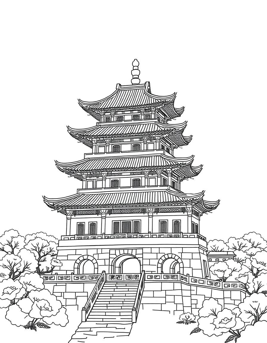 (Shanxi) Ancient Chinese defensive tower
