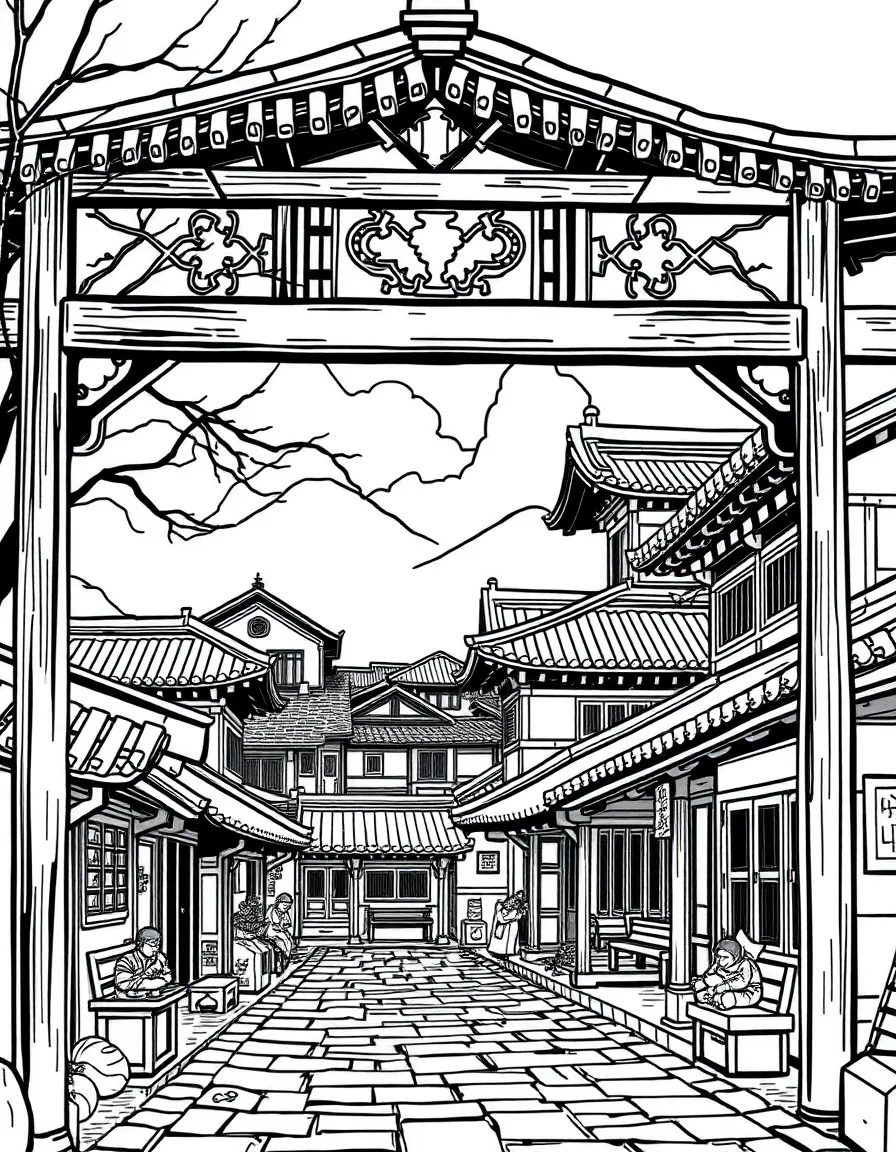 (Jilin) Traditional Korean-Chinese folk village