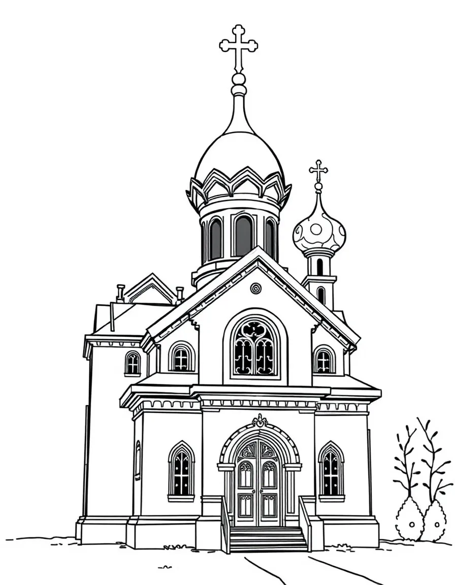 (Heilongjiang) Traditional Russian Orthodox church