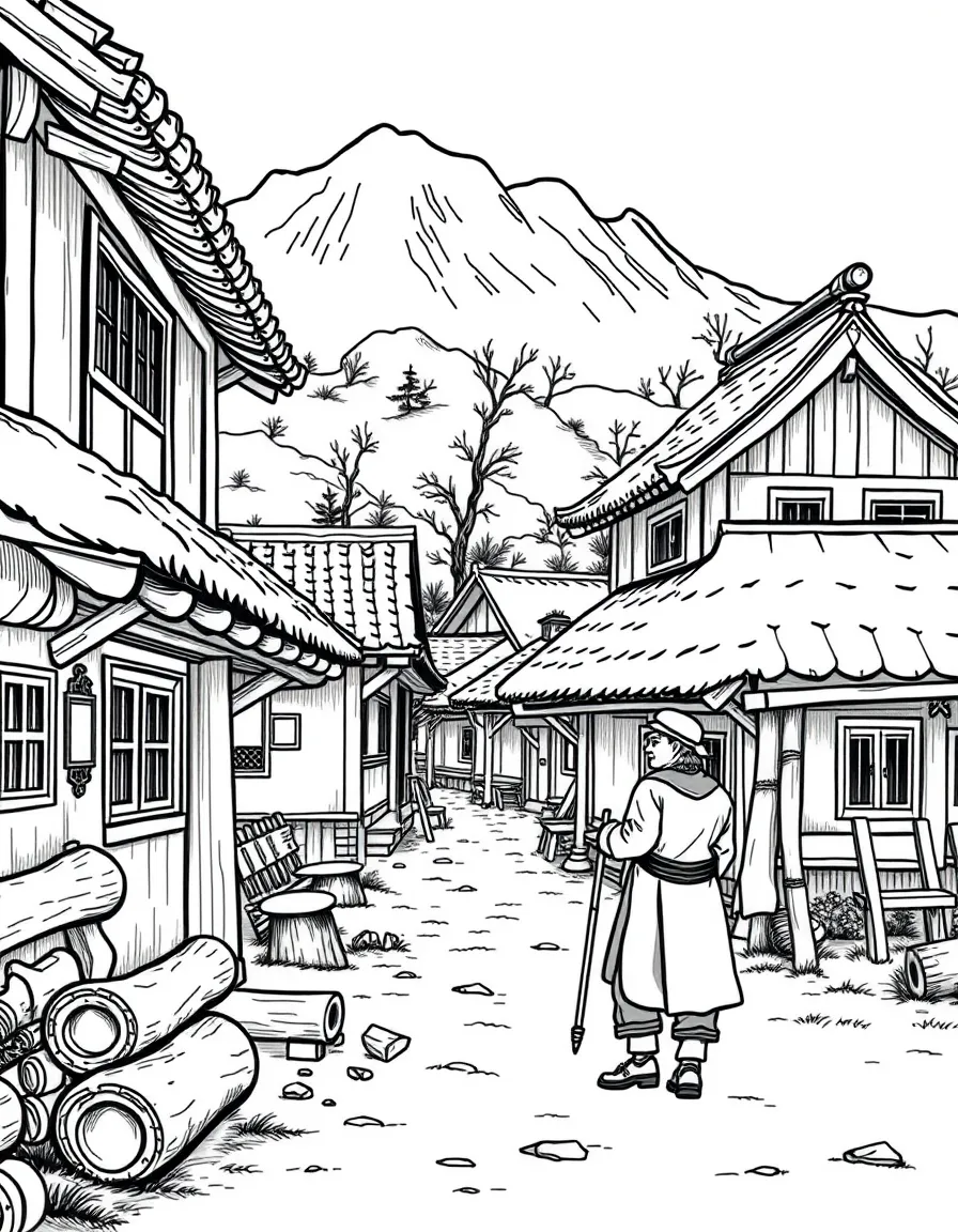 (Heilongjiang) Historic Chinese lumberjack village