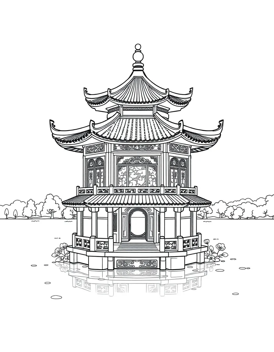 (Jiangsu) Yangzhou Slender West Lake pavilion