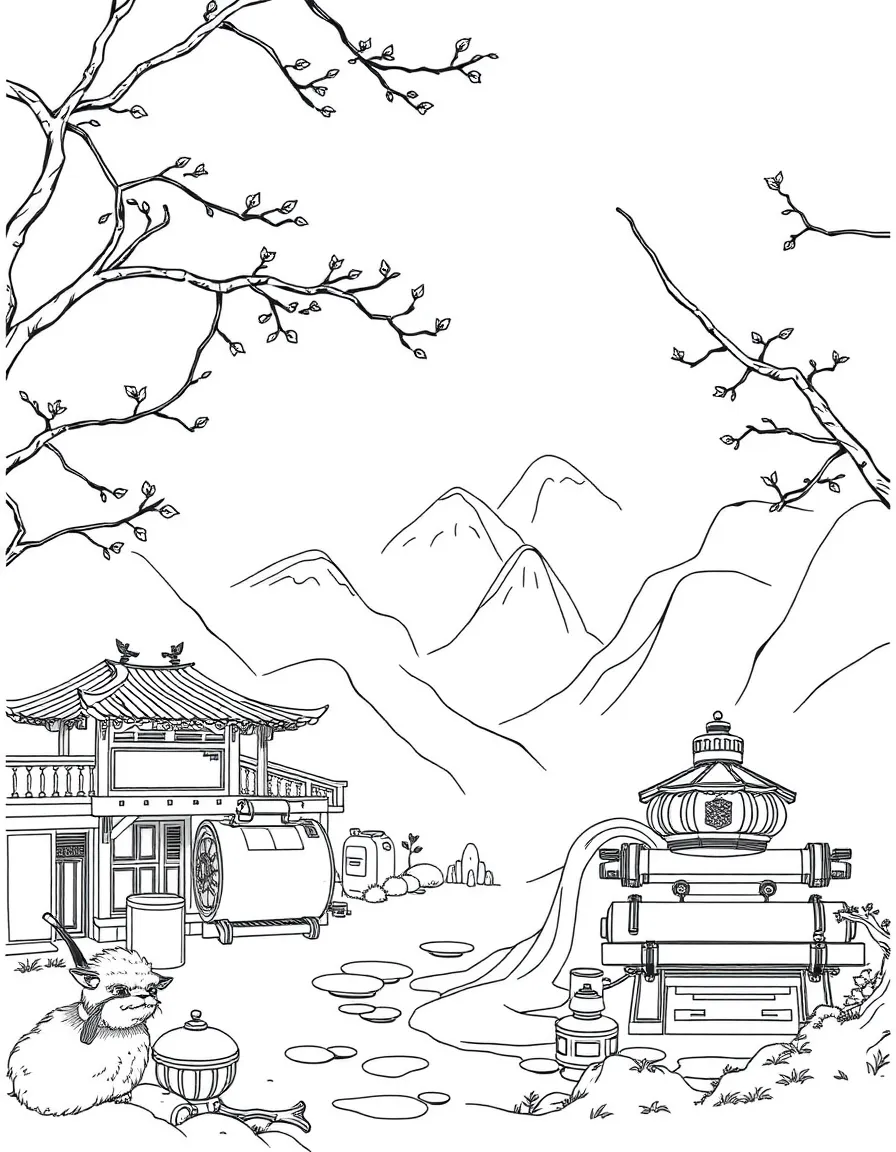 (Anhui) Traditional Chinese paper making mill
