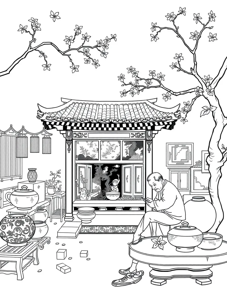 (Fujian) Traditional Chinese lacquerware workshop
