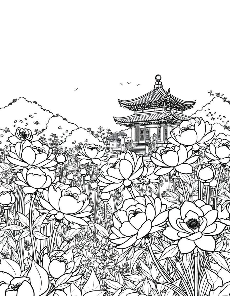 (Henan) Luoyang peony garden in spring