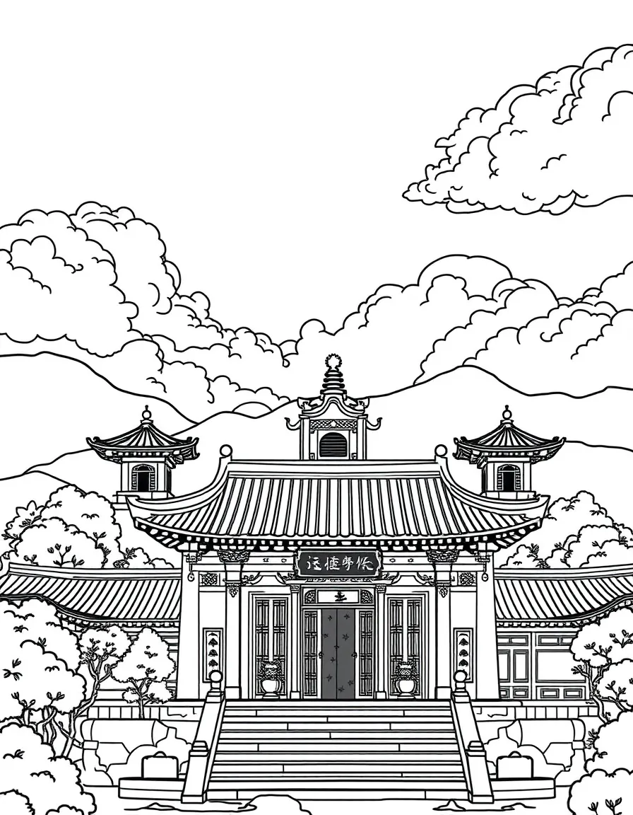 (Henan) Historic Chinese Buddhist monastery
