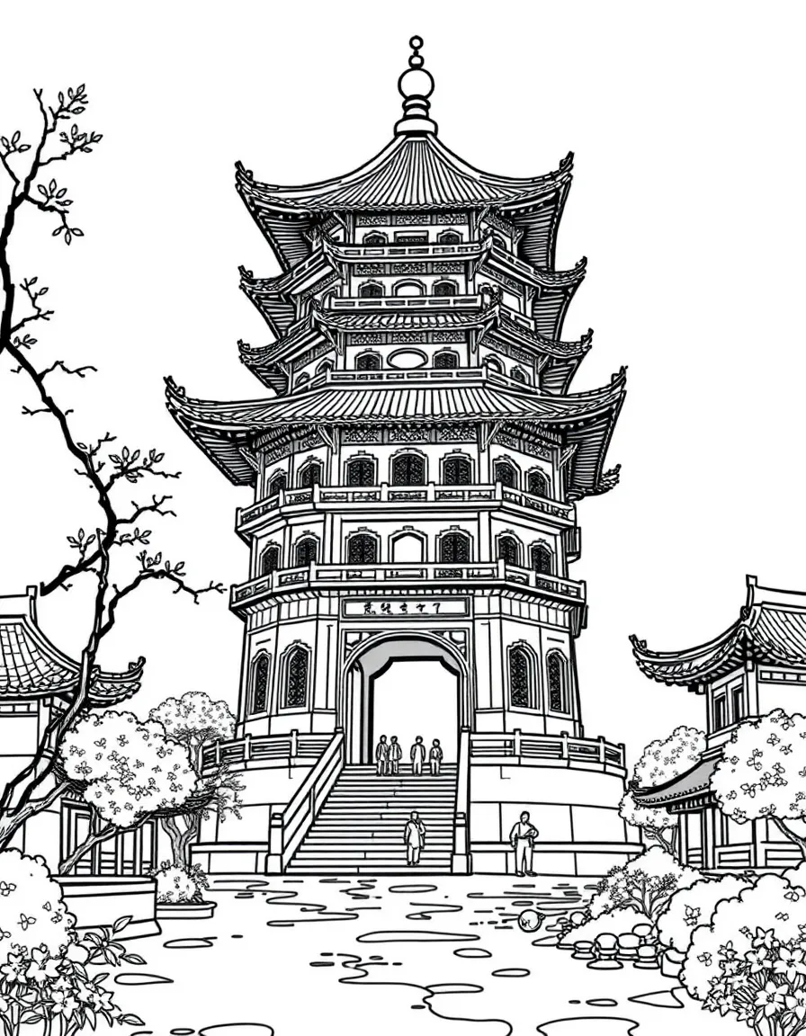 (Hubei) Wuhan Yellow Crane Tower legend scene