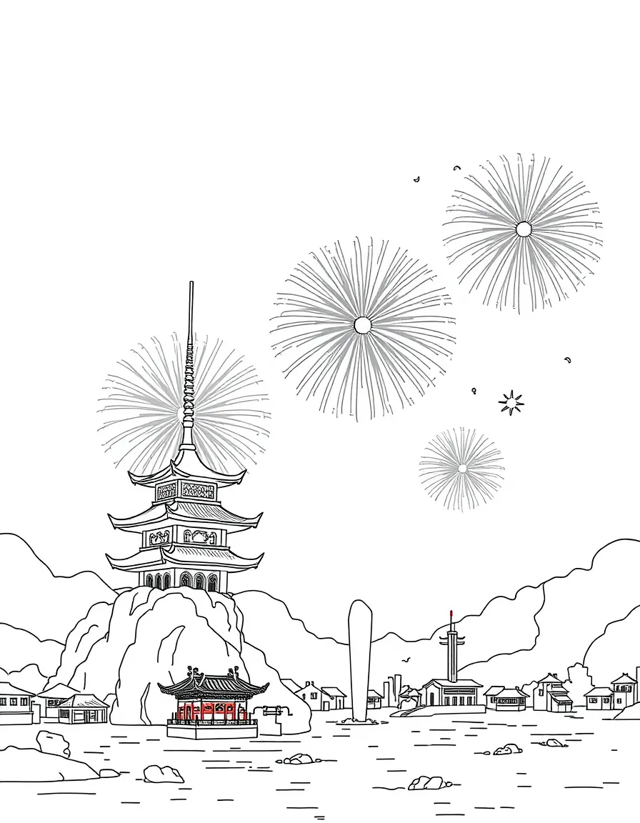 (Hunan) Changsha Orange Island fireworks