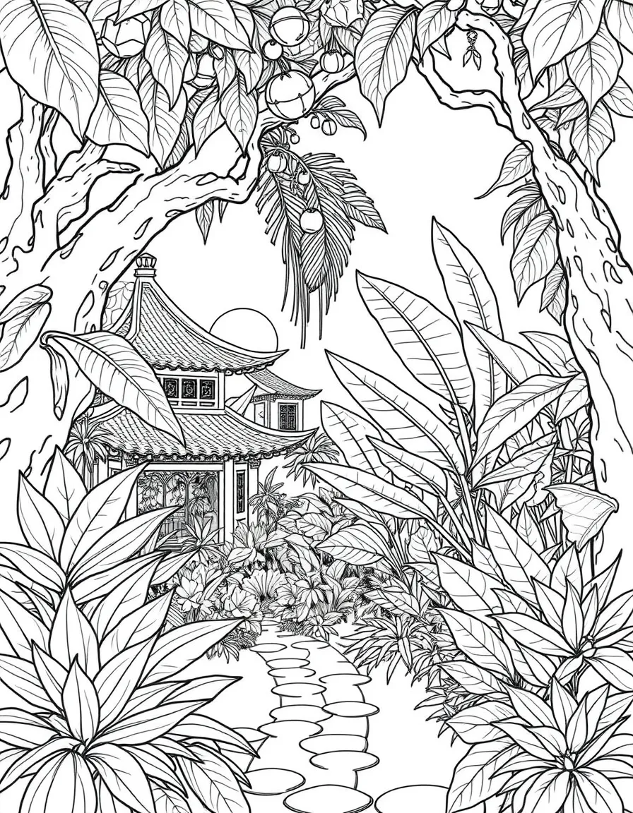 (Hainan) Traditional Chinese tropical spice garden