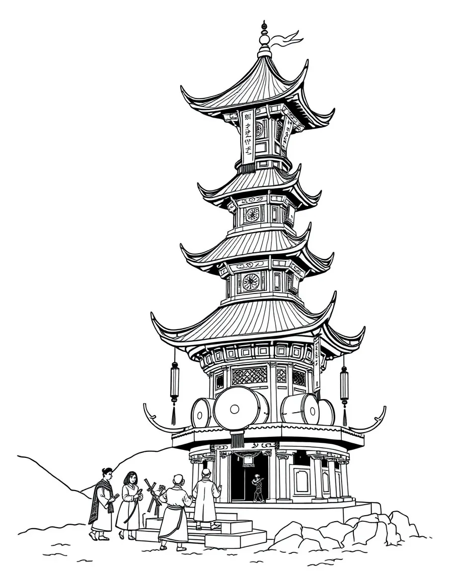 (Guizhou) Miao traditional drum tower gathering