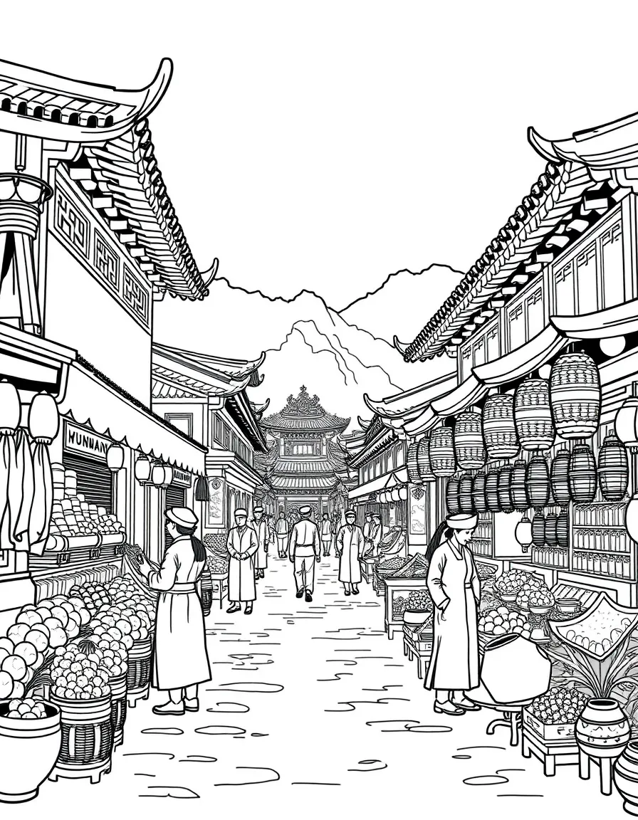 (Yunnan) Traditional Chinese minority market
