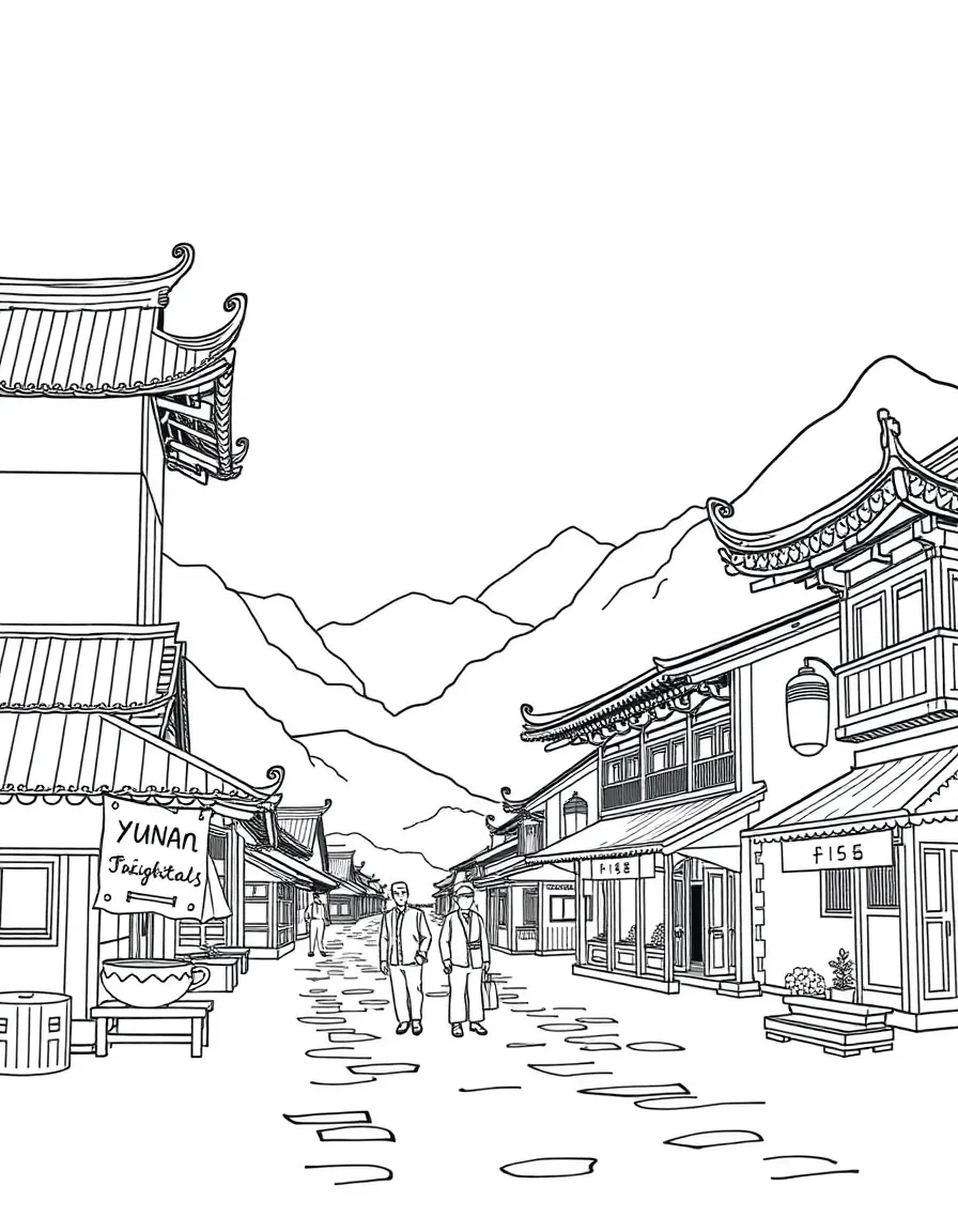 (Yunnan) Historic Chinese border trading post