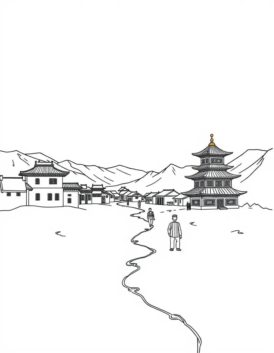 (Qinghai) Historic Tibetan trading route
