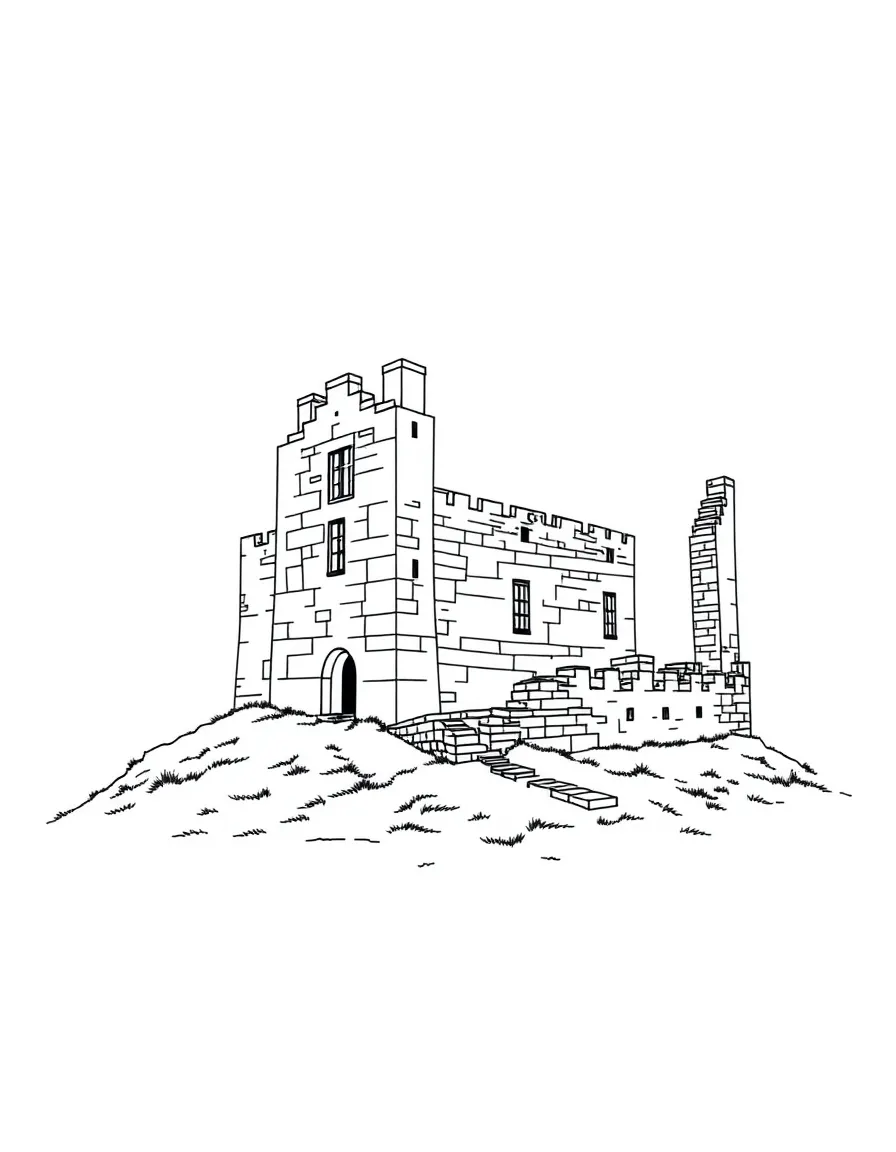 Borgholm Castle ruins on Öland island