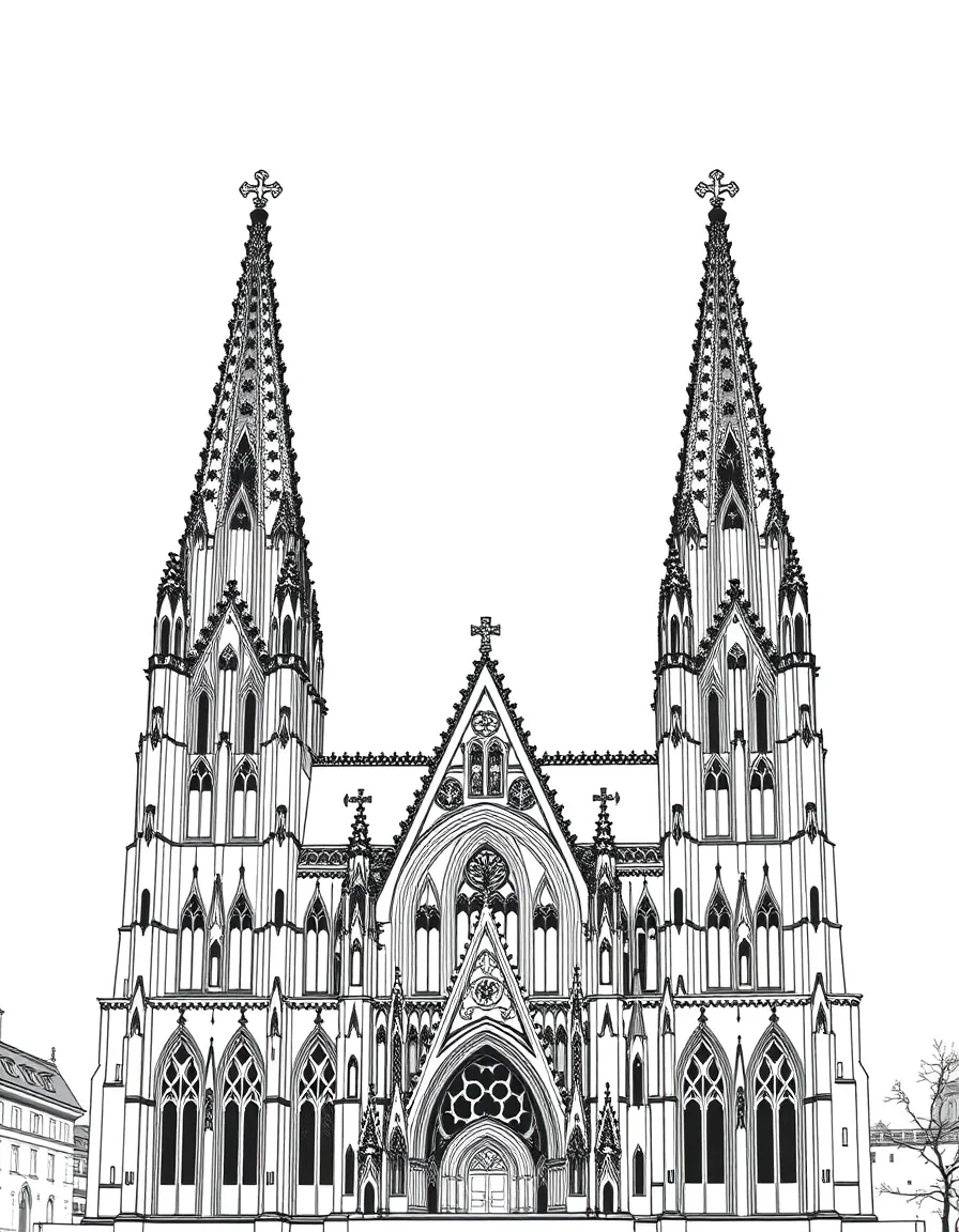 (Germany) Cologne Cathedral with its twin Gothic spires